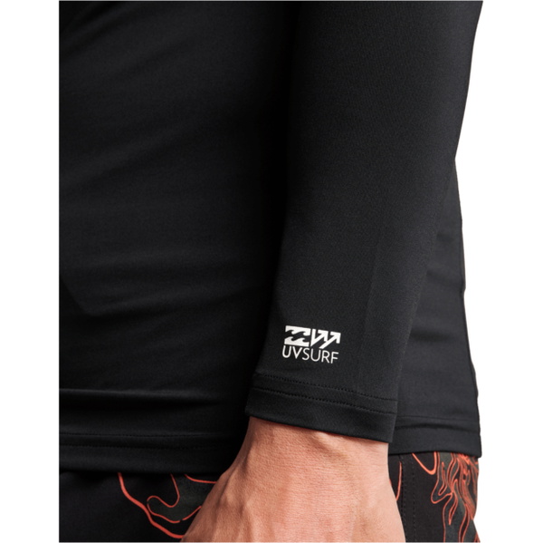 2026 Billabong Mens Re Issue Long Sleeve Rash Vest EBYWR03026 - Black